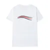T-shirts T-shirts Korte mouw Tees Mannen Mannen Letter Printing T-shirt 3 Kleur