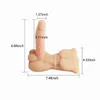 Nxy Dildo Dongs Mini Dildo vibrante multi velocità 3d Bambola realistica Corpo maschile Torso Giocattolo del sesso Pene 0108