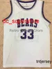 100% Stitched #33 SCOTTIE PIPPEN bears White Basketball Jersey Custom Any Number Name jerseys Mens Women Youth XS-6XL