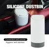 Other Interior Accessories 1PCS Auto Car Garbage Can Trash Silicone Dust Case Holder Rubbish Bin Black White