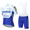 QuickStep Jealing Jersey Bike Spodnie Zestaw 20D MTB Ropa Męskie Letnie Szybkie Dry Pro Bicycling Shirts Maillot Culotte Nosić zestawy wyścigowe