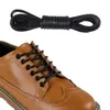 cm Casual 120 Leather Shoelaces Multiple Colour Waxed Round Shoe Laces boots Fine Rope Shoelace