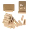 Wood Place Card Holder 20pcs Wooden Number Plates Party Decor Seat Plate Wedding Decoraton Crafts Home Accessories