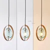 Lampy wiszące nordyckie światła LED Kreatywny design szklany luminareres salon sypialnia luksusowe dekoracje domu oświetlenie