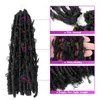 Butterfly Locs Crochet Hair 12 Inch Faux Locs Crochet Hair For Black Women Distressed Butterfly Locs Pre Looped Crochet Braids easy install christmas gift party