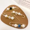 Fashion Imitation Pearls Brooch Tightening Waistband Pins Classic Beaded Brooches Clothing Decor Accessories