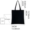 Sacs de soirée Little Black Cat Rock Rock Sac à provisions réutilisable Femmes To-Tote Printing Eco Cartoon Shopper Shopper9269398