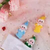 7 PCS kawaii 미니 베이비 엘프 인형 세트 선반 기타 랜턴 봉제 장난감 선반 액세서리에 크리스마스 선물을위한 크리스마스 선물 소년 어린이 어린이 성인