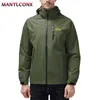 Mantconx Spring Outdoor Veste à capuche Manteau Hommes Automne Mode imperméable Coupe-vent Vestes pour hommes Vêtements masculins Marque 210811