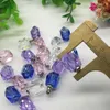 100pcs/lot 10*15mm screw cap rhombus vial pendant pink Crystal Perfume bottle Necklace Pendant charms name or rice art G0927