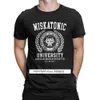 Cthulu et Lovecraft Miskatonic University Tee Shirt Hommes Call Of Cthulhu Necronomicon Funny Tees Crewneck Cotton Tops T 210629