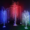 Colorful Led Lighted Willow Tree Christmas Decoration Light with 18 Color Changing Timer Remote String Fairy Light For Holiday