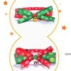 Bowknot Bell Christmas Series Husdjur Krålar Kattkrage Hunddjur Produkter Plus Size LLF10873