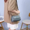 Axelväskor bolso peaque de piel vaca con patrn cocodrilo bandolera un hombro almohada que combina todo tendencia nueva moda