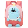 Plush Children's Backpacks for Girls Kindergarten School Bags Dinosaur Backpack Boys Cartoon Shoulder Bag Detachable Doll Gift