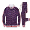 Mens Casual Tracksuit Fashion Letter Mönster Sweatsuit Men's Suits Classic Outfits Men Two Piece Pants Spring Jacket