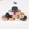 5G Neues Blau Orange Aluminiumglas Leer Tee Zucker Süßigkeiten Schmuck Geschenk Nagel Diamant Dekoration Handwerk Aufbewahrungsbox Metallgehäuse 100 Stück Waren