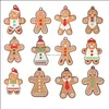 Charms smycken fynd komponenter mix jul julgransprydnader Santa Claus snöflinga snögubbe pendants diy aessories grossist droppe d