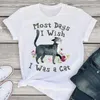 Women Sweet Tee Short Sleeve Cartoon Animal Dog Funny Letter Summer Shirt Tees Clothing Tops Lovely T Womens T-shirt