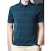 ブロワンビジネストレンドTシャツ男性夏の柔らかい半袖Tシャツ男性のハンサムな作業服特大Tシャツ210629