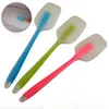 Creme Integrado Bakeware Bolo Ferramenta Alta Temperatura Silicone Scraper Cabeça Translúcida Spatula Ferramentas