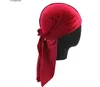 Lyx unisex sammet durags bandana turban hatt pirat kepsar peruker doo durag biker headwear huvudband pirat hatt hår tillbehör12 färger