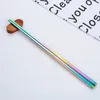 23cm 8 Style 304 Chopsticks Stefless Steel Chopsticks الكورية المعدنية