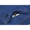 Herren Comfort Stretch Denim Jeans Sommer Straight Thin Slim Fit Business Casual Classic Hose 210716