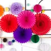 Mexicaanse Fiesta Decoraties 20 stks / set Tissue Paper Fans Honeycomb Balls for Wedding Birthday Events Festival Party Supplies