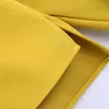패션 노란 느슨한 비대칭 블라우스 셔츠 여성 플러스 사이즈 긴 소매 여성 셔츠 세련된 탑스 캐주얼 의류 210430