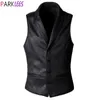 Black Suede Vest Men Autumn Slim Fit V Neck Sleeveless Vests Waistcoat Mens Casual Fashion Chalecos Para Hombre S-3XL 210522