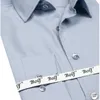 Grijze heren formele jurk shirts merk slim fit lange mouwen shirt mannelijke katoen casual button down shirt voor mannen chemise 2XL 210522