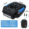 Pompa di gonfiaggio aria compressore portatile per auto DC 12V 150PSI LED luce di emergenza con touch screen per moto auto bici