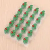 Gift Wrap 10 Sheets/pack Green And Red Christmas Holiday Holly Leaves Stickers DIY Decorative