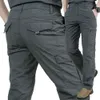 Calças táticas homens verão ocasional exército estilo militar calças mens carga calças à prova d 'água calças secas rápidas masculino fundo xxxxl h1223