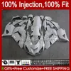 Einspritzverkleidungen für KAWASAKI NINJA ZZR 1400 CC ZX 14R 14 R ZZR1400 06-11 4No.14 ZX14R 06 07 08 09 10 11 ZZR-1400 ZX-14R 2006 2007 2008 2009 2010 2011 OEM-Karosserien glänzend weiß