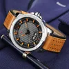 Curren Top Brand Men Sports Zegarki Moda Casual Zegarek Kwarcowy Męska Wodoodporna Wrist Watch Mężczyzna Daktyl Zegar Relogio Masculino 210517