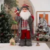 Kerstversiering voor thuisjaar 2022 25 Stijl Hoogte 30 cm Santa Claus Doll Kindergeschenken Venster Ornamenten Navidad 211104