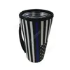 Baseball Tumbler Carrier Pouch Neoprenisolerad Ärmpåsar Väska för 30oz Tumbler Kaffekopp Vattenflaska med bärhandtag DAF386