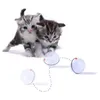 Kot Zabawki Pet Automatic Toy Ball Led Light Free Kick USB Funny Rolling Flash Home Laser