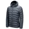 Men's Down & Parkas Men 2021 Winter Brand Warm Waterproof Thick Jacket Coat Autumn Windproof Detachable Hat Slim