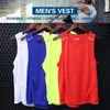 Lauftrikots, Polyester, Leichtathletik-Weste, Training, ärmellose Hemden, Tank-T-Shirt, Herren, Sport, schnell trocknend, Workout, Fitnessstudio, Fitness