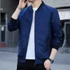 Youth Spring And Autumn New Men'S Baseball Collar Jacket Student Korean Slim Trend Flying Suit Thin Outer Jacket Boy'S Coat X0710