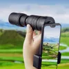 4K 10-300x40mm Super Telepo Zoom Monocular Telescope Portable Beach Travel Camping obsługuje smartphone do robienia zdjęć