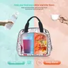 NOISYDESIGNS Reise-Krankenschwester-Tasche, isolierte Lunch-Taschen, Frauen, Cartoon-Krankenschwester-Aufdruck, Lebensmittel-Etui, Schule, Kühler, warme Bento-Box für Kinder 210818