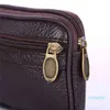 Waist bag Leather Fanny Pack Men's Belt Bag Travel Cash Card Holder Wallet Phone Pouch Hip Bum Casual Purse