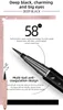 Eyeliner auto-adhésif imperméable gratuit pour faux cils Pas besoin de colle pour porter les cils Eye-liner liquide Forte couleur noire auto-adhésive