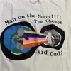 T-shirts masculins moussant l'impression cpfm x kid cudi man on the moon iii tee mascules femmes 1 streetwear blanc noir de haute qualité new 020723h