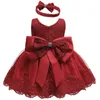 Noworodek Baby Girls Princess Dress 2021 Wedding Party Boże Narodzenie Kids Sukienki Dla Baby 1st Urodziny Suknia Cekiny Niemowlę Vestidos G1129