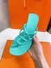 2022 Brand Women sandals High quality Designer lady slippers summer outdoor fashion Plastic chain jelly slipper luxury Casual Flat beach shoes